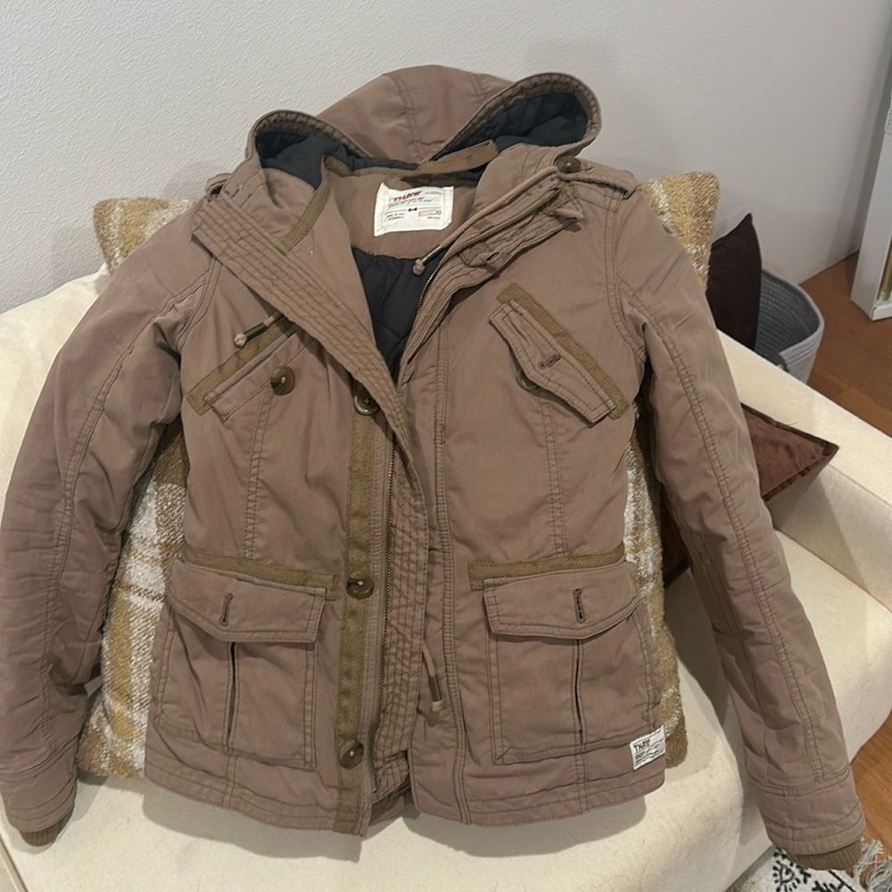 Aritzia TNA Military Tan Platoon Jacket